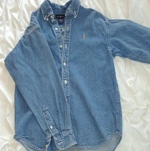 Ralph Lauren denim button up shirt